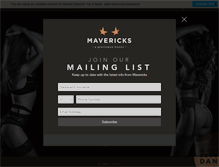 Tablet Screenshot of mavericks.co.za